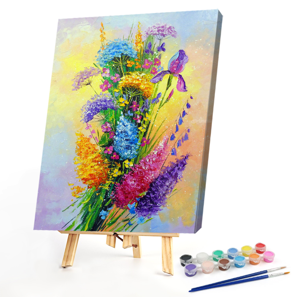 

40*50CM - Paint By Numbers - Bunch Flower, 501 Original