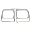 1 Pair Headlight Frame 5EM72SW1 Headlamp Bezel Cover for Jeep Cherokee 1998-2002