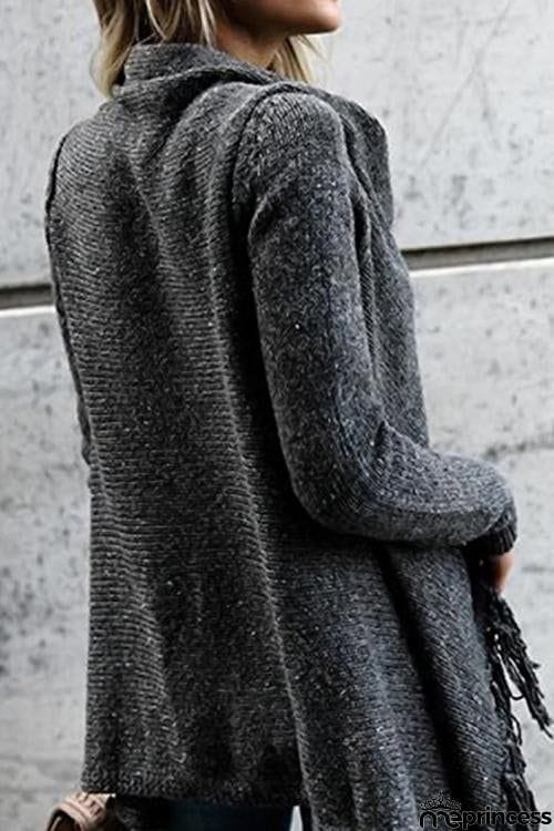 Tassel Long Cardigan