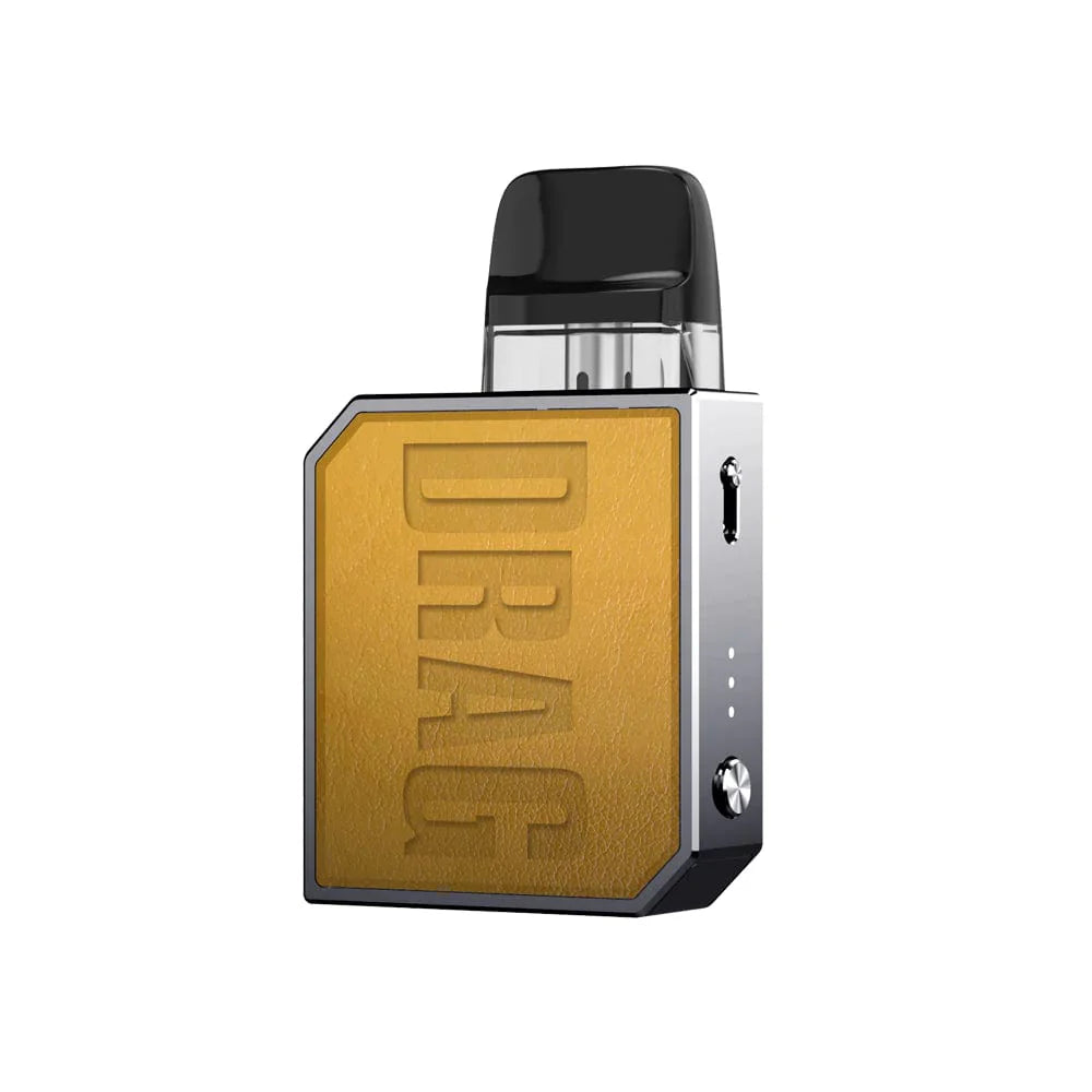 VOOPOO DRAG Nano 2 pod system, orange textured panel with DRAG logo, silver sides.