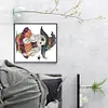 Halloween Bunny-14CT Stamped Cross Stitch 20*22cm/7.87*8.66in