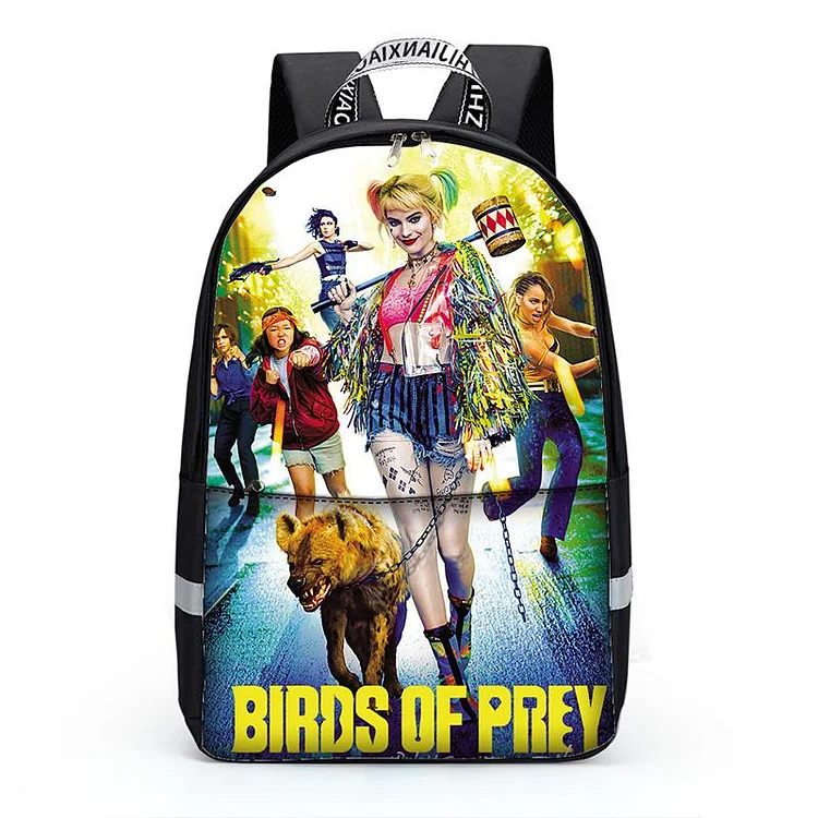 Mayoulove Backpack For Teens, Large Capacity 3D Birds of prey Printed Kids School Backpack Cool Bookbag-Mayoulove