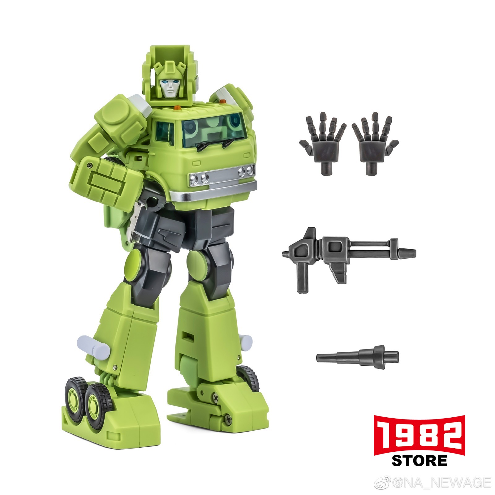 NEWAGE NA H47G Grapple Green Mini Transformers Toys Action Figure Collectibles
