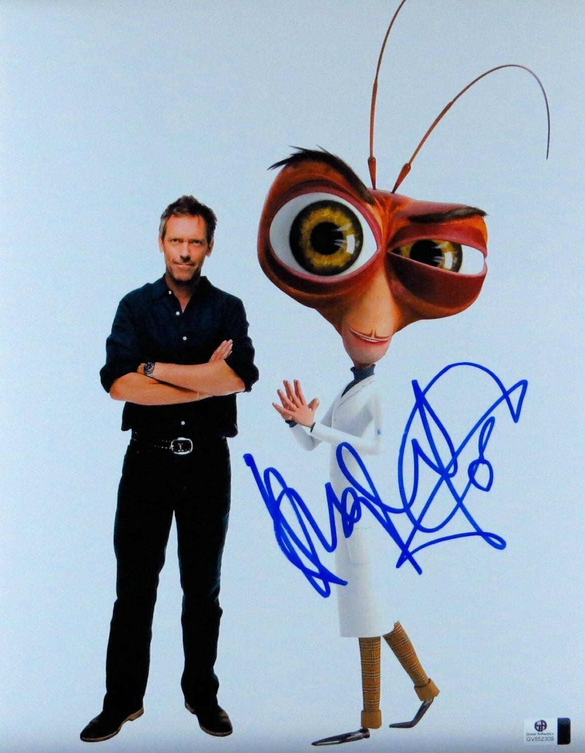 Hugh Laurie Signed Autographed 11X14 Photo Poster painting Monsters vs. Aliens Cockroach 852309