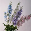 Luxe Real Touch Moisture Blue Purple White 2 Stems Delphinium Artificial Flower
