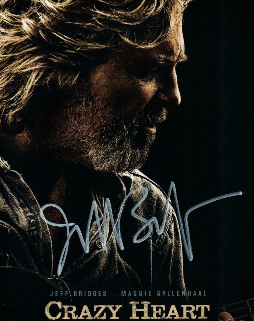 Jeff Bridges Crazy Heart signed 8x10 Photo Poster painting autographed Picture Pic and COA