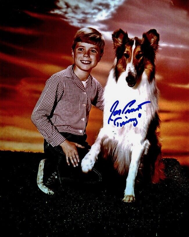 JON PROVOST In-person Signed Photo Poster painting - LASSIE