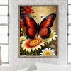 30x40cm Schmetterling 5d DIY Vollbohrer Runde Diamantmalerei Kit Haus Wanddekoration