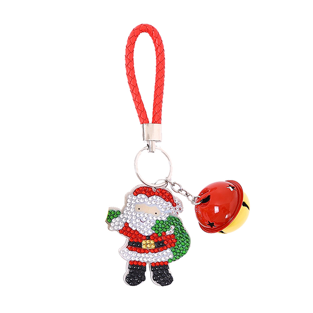 

Santa Claus Double Sided - 5D DIY Craft Keychain, 501 Original