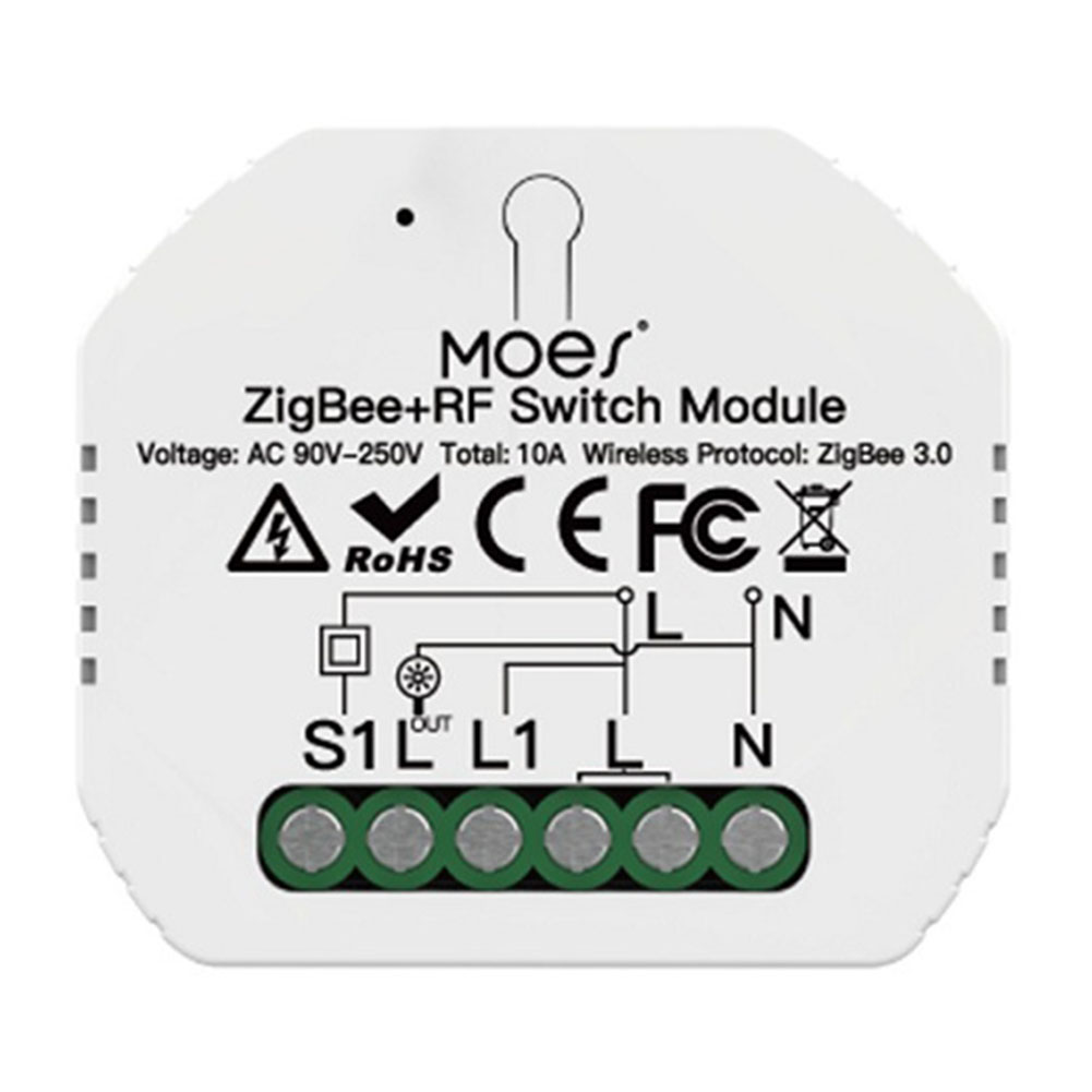 

Tuya ZigBee +RF Wireless Remote Control Smart Wall Light Switches Module, 501 Original