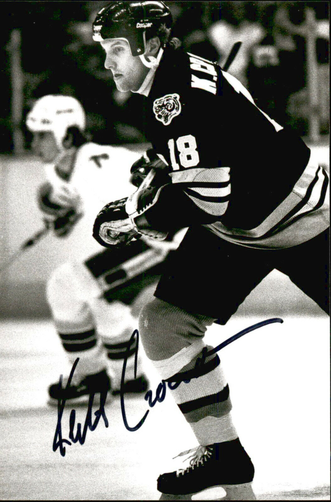 Keith Crowder SIGNED autographed 4x6 Photo Poster painting BOSTON BRUINS #2