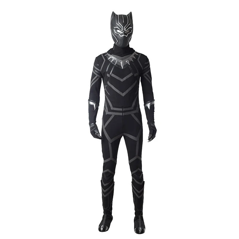 real Black Panther adults Civil War halloween mens Cosplay Costume suit outfit By CosplayLab