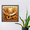 Diamond Painting-Square AB Drill Sunflower And Hat(45*45CM)