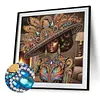 Peacock Beaded Black Lady Special Shaped 5D DIY Partial Drill Diamond Art Kit 30x30cm Diamonds Dots Gem Art Kits for Adults Home Decor