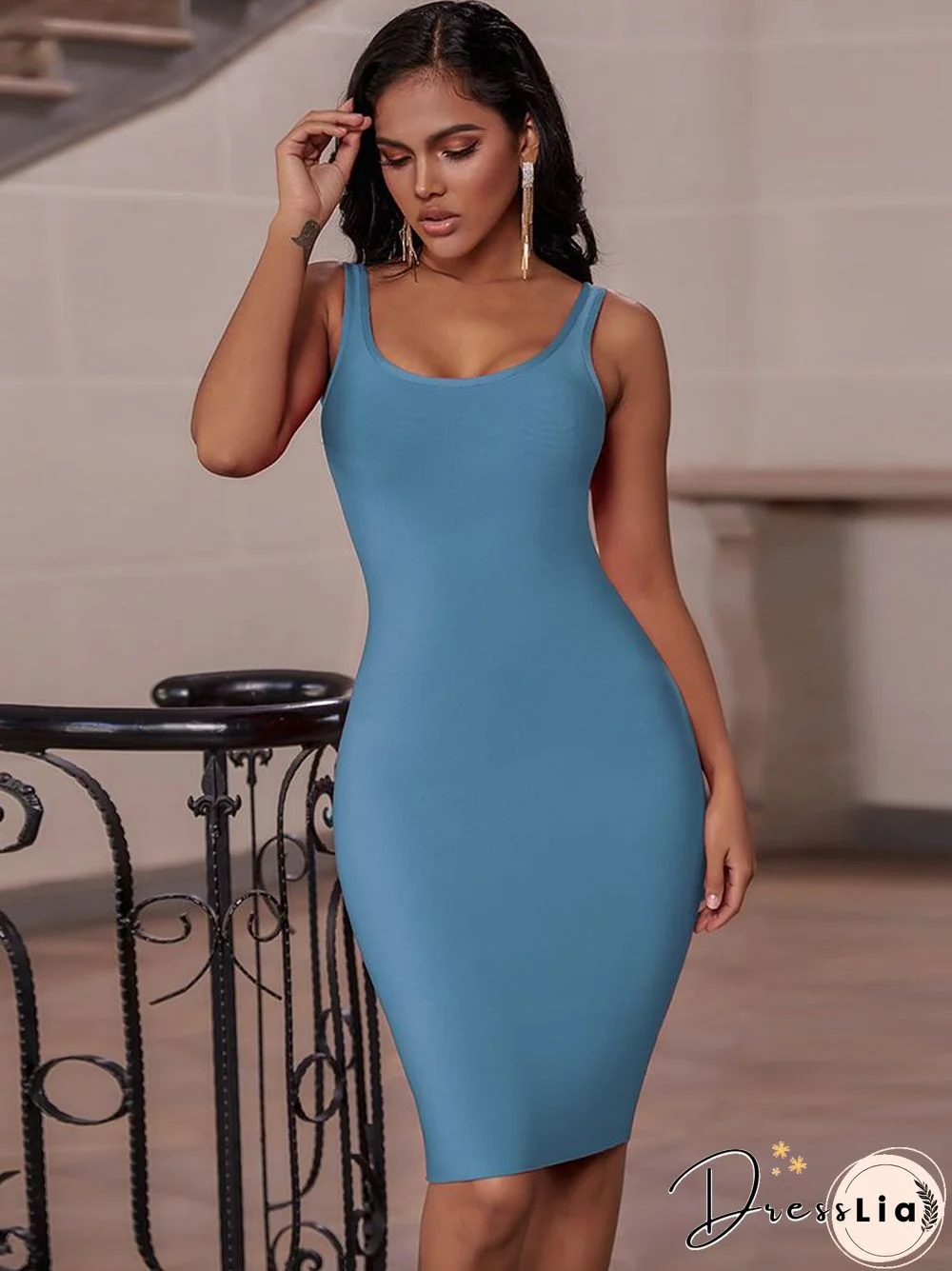 Bandage Dress Red Summer Women's Midi Dress Bodycon Elegant Sexy High Quality Yellow Pink White Evening Party Dress Club