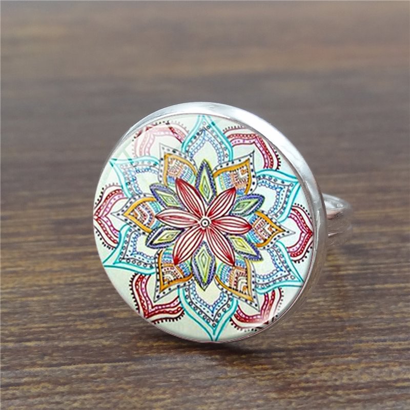 Mandala Flower Ring