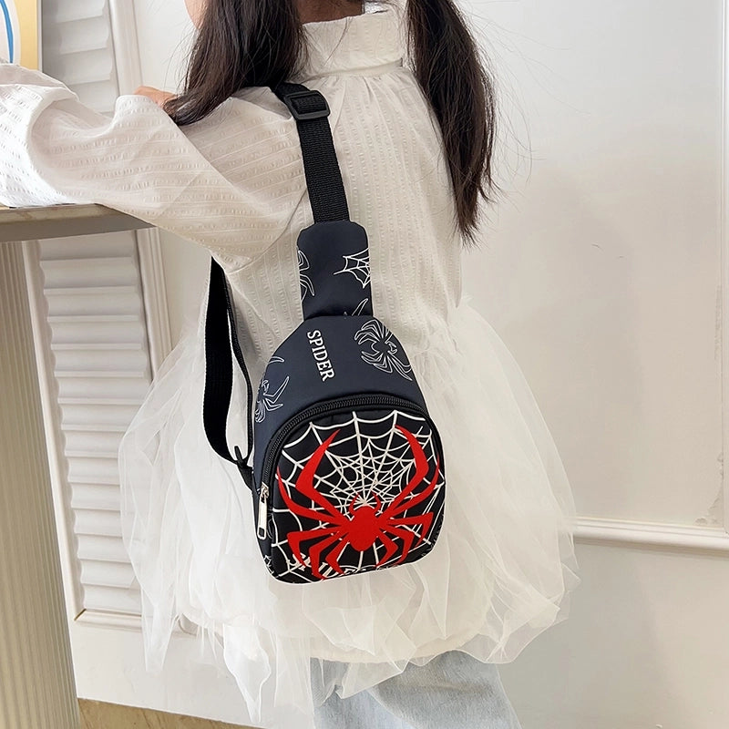 Unisex Medium Nylon Cartoon Classic Style Streetwear Square Zipper Fanny Pack