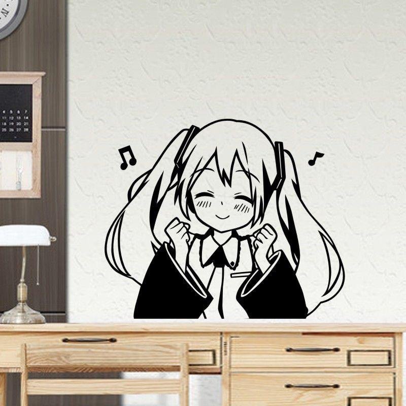Hatsune Miku Decal Wallpaper Sticker weebmemes