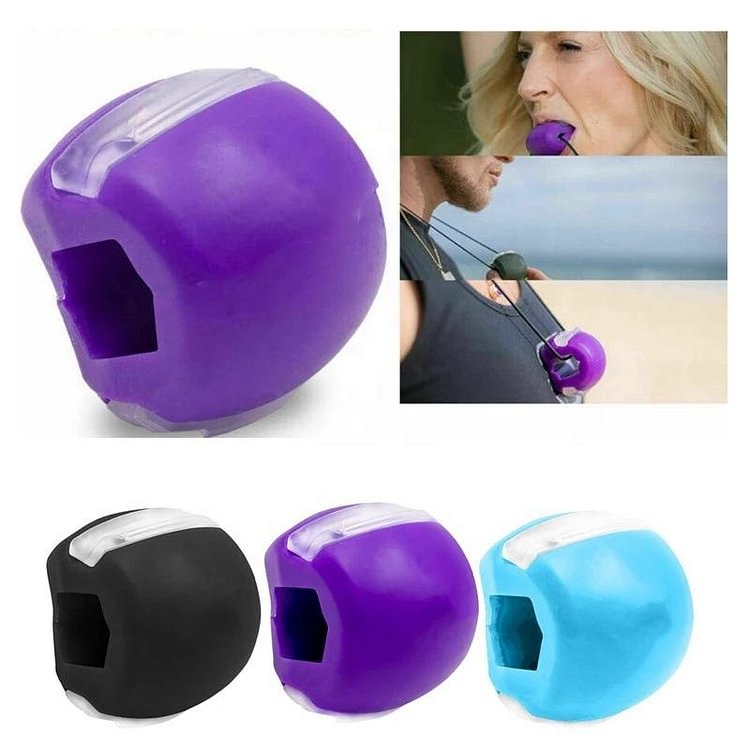 At-Home Natural Face Lift Exercise Ball