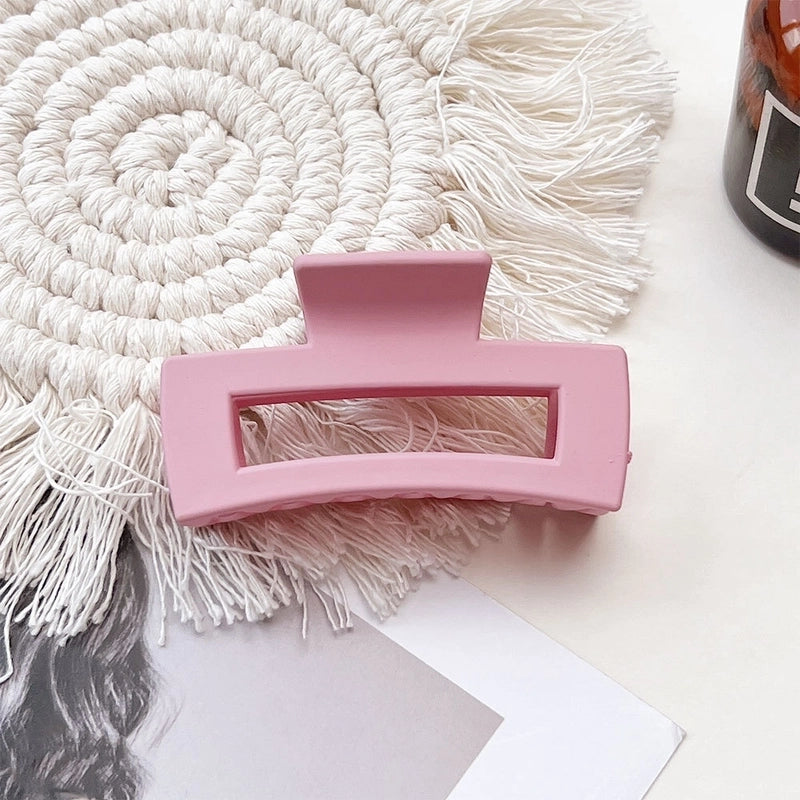 Women’s IG Style Solid Color Plastic Hair Claws