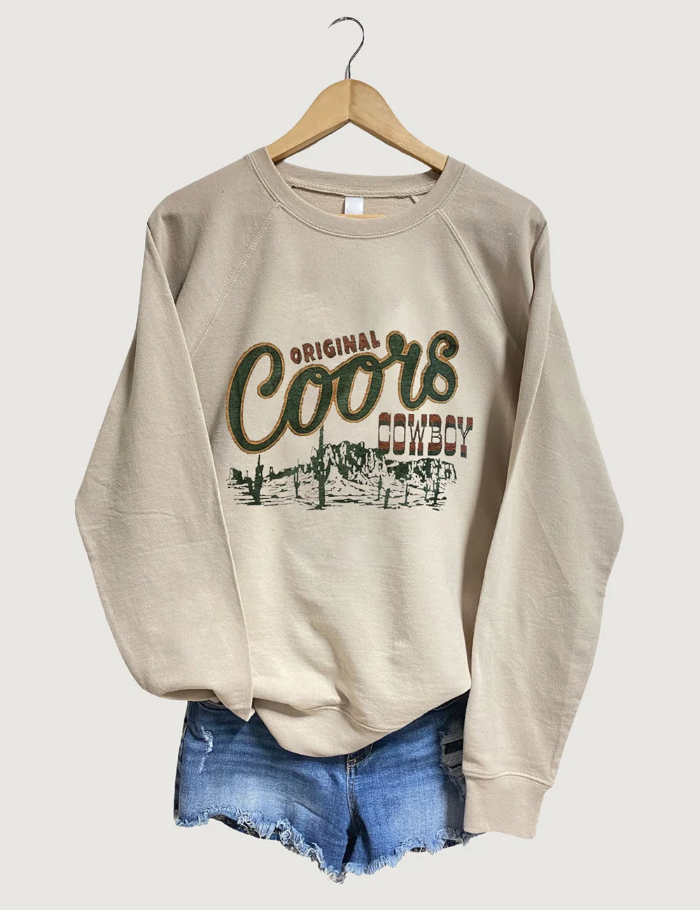 Original Coors Cowboy Hot Sale Sweatshirt