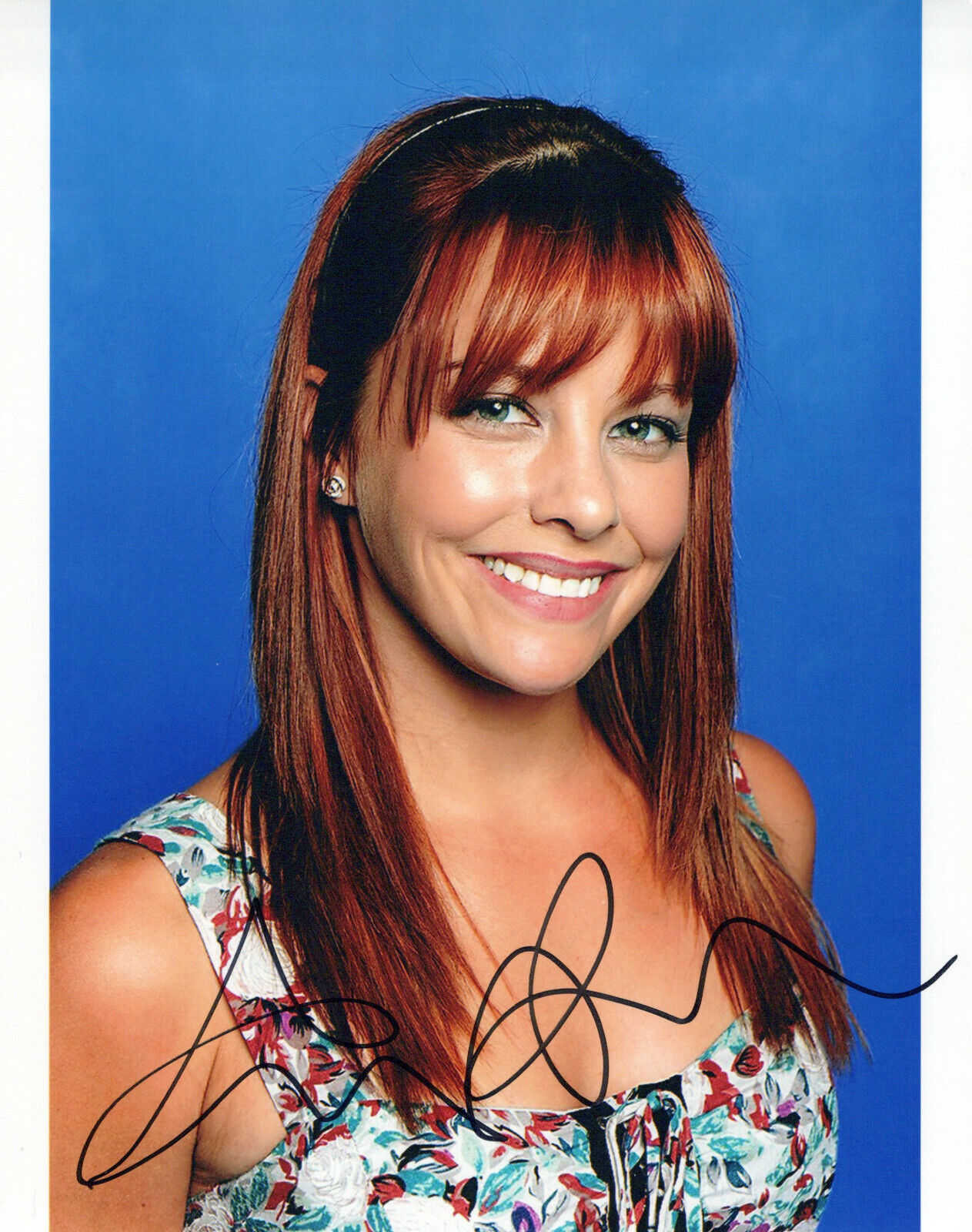 Amy Paffrath glamour shot autographed Photo Poster painting signed 8x10 #5