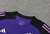 Joyfball 2024/2025 Germany short sleeved training jersey purple+Shorts  1:1 Thai Quality