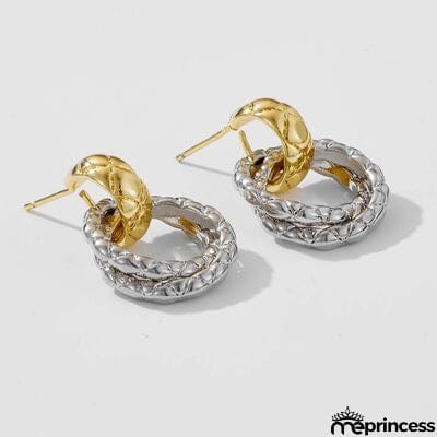925 Sterling Silver Twisted Drop Earrings
