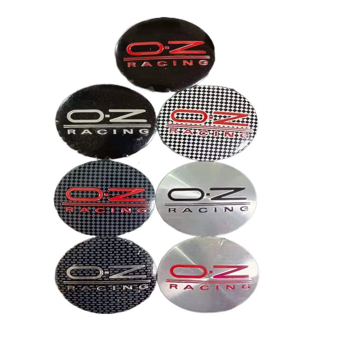 4PCS 56MM OZ Racing Car Wheel Center Hub Cap Sticker Car Logo Badge Emblem sticker Decal  dxncar