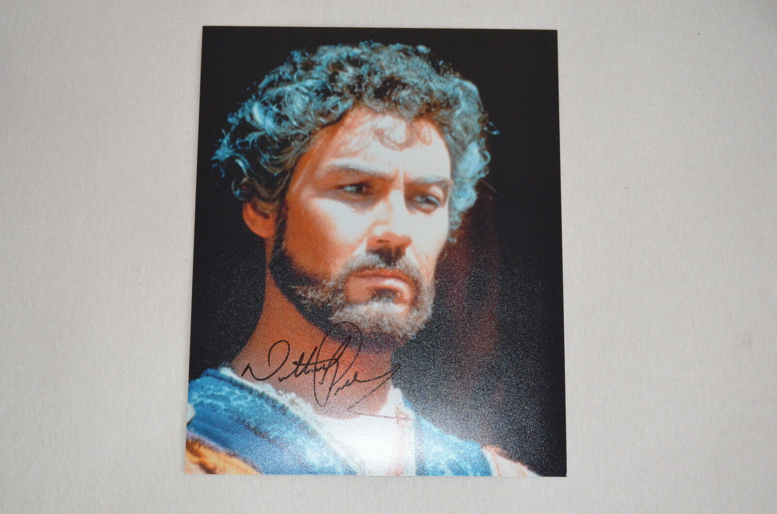 NATHANIEL PARKER signed autograph In Person 8x10 (20x25cm ) KING DAVID