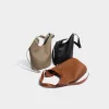 Simple Plain Color Leather Women's Shoulder Bag