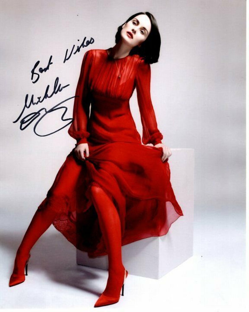 Michelle dockery signed autographed Photo Poster painting