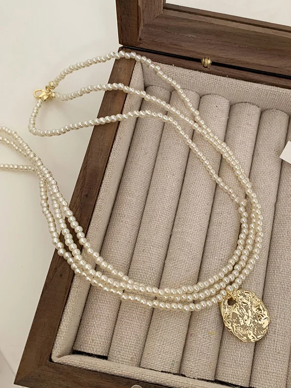 Beaded Dainty Necklace Necklaces Accessories