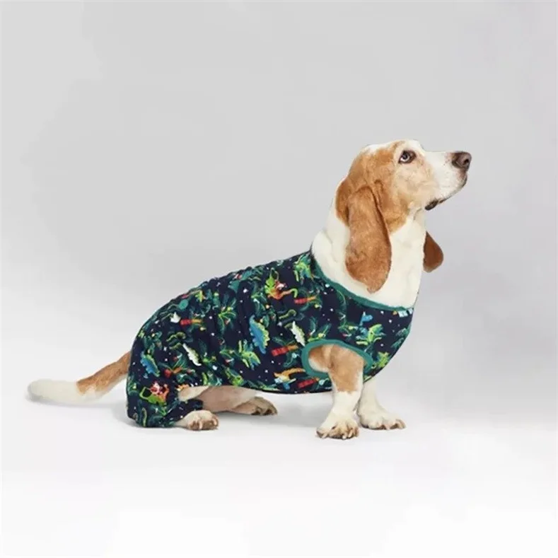 Christmas Dinosaur Patterned Family Matching Pajamas Sets