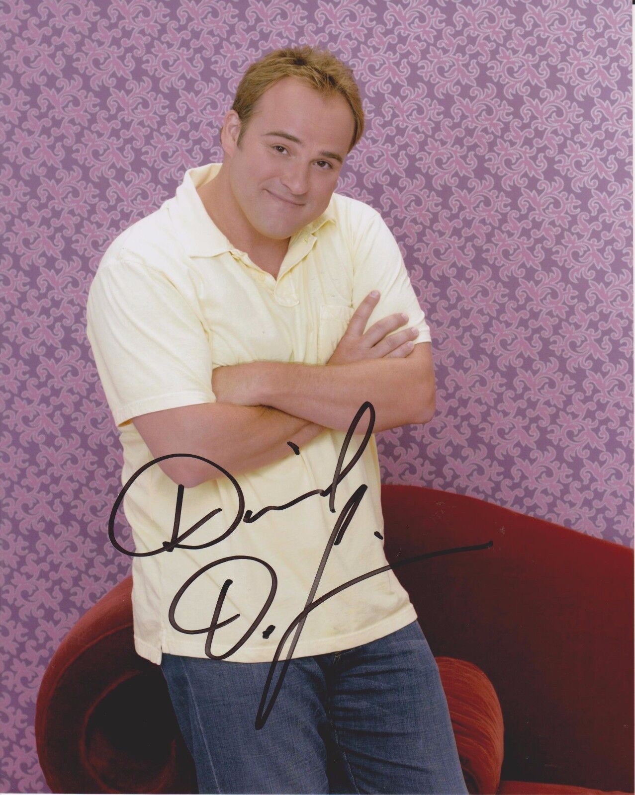 David DeLuise Wizards of Waverly Place Original Autographed 8X10 Photo Poster painting