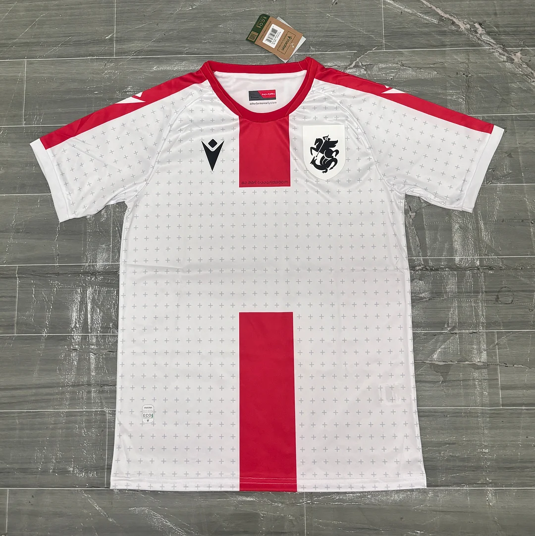 2024 Georgia Home White Football Shirt Thai Quality