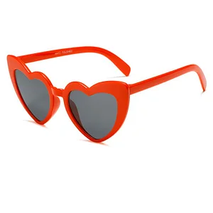 Red Heart-shaped Sunglasses