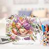 Cup Flower DIY 2D Flat Acrylic Diamond Painting Desktop Ornaments Kit 24*22cm