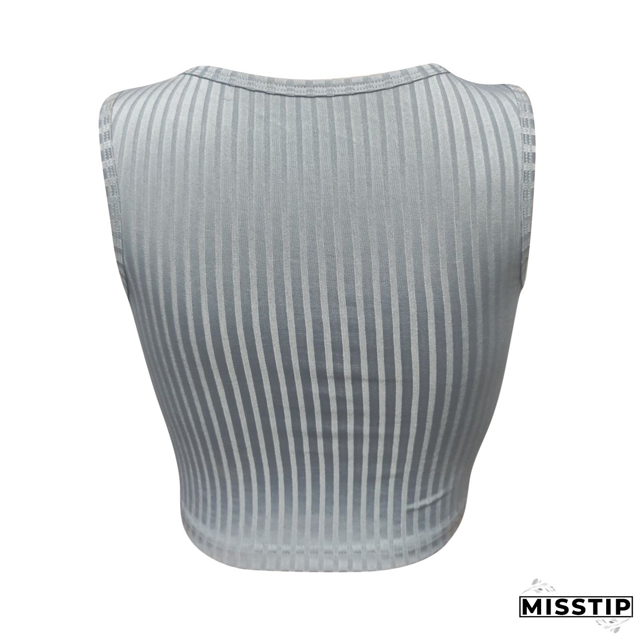 Women's Summer Casual Ribbed Tops Sexy Solid Color  Buttoned Vest