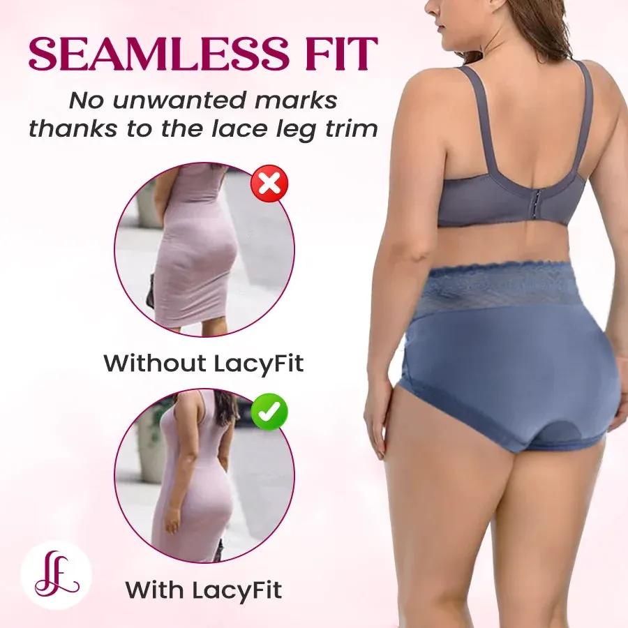 LacyFit - Silky Comfort High Waist Hiplift Panties 