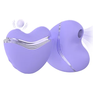 Honey Heart 2-in-1 Sucking & Tapping Clitoral Stimulator Female orgasm