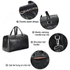 JOGUJOS Genuine Cowhide Leather Male Travel Bags Multifunction Weekend Duffel Bag for Men Large Carry on Luggage Bags Handbag