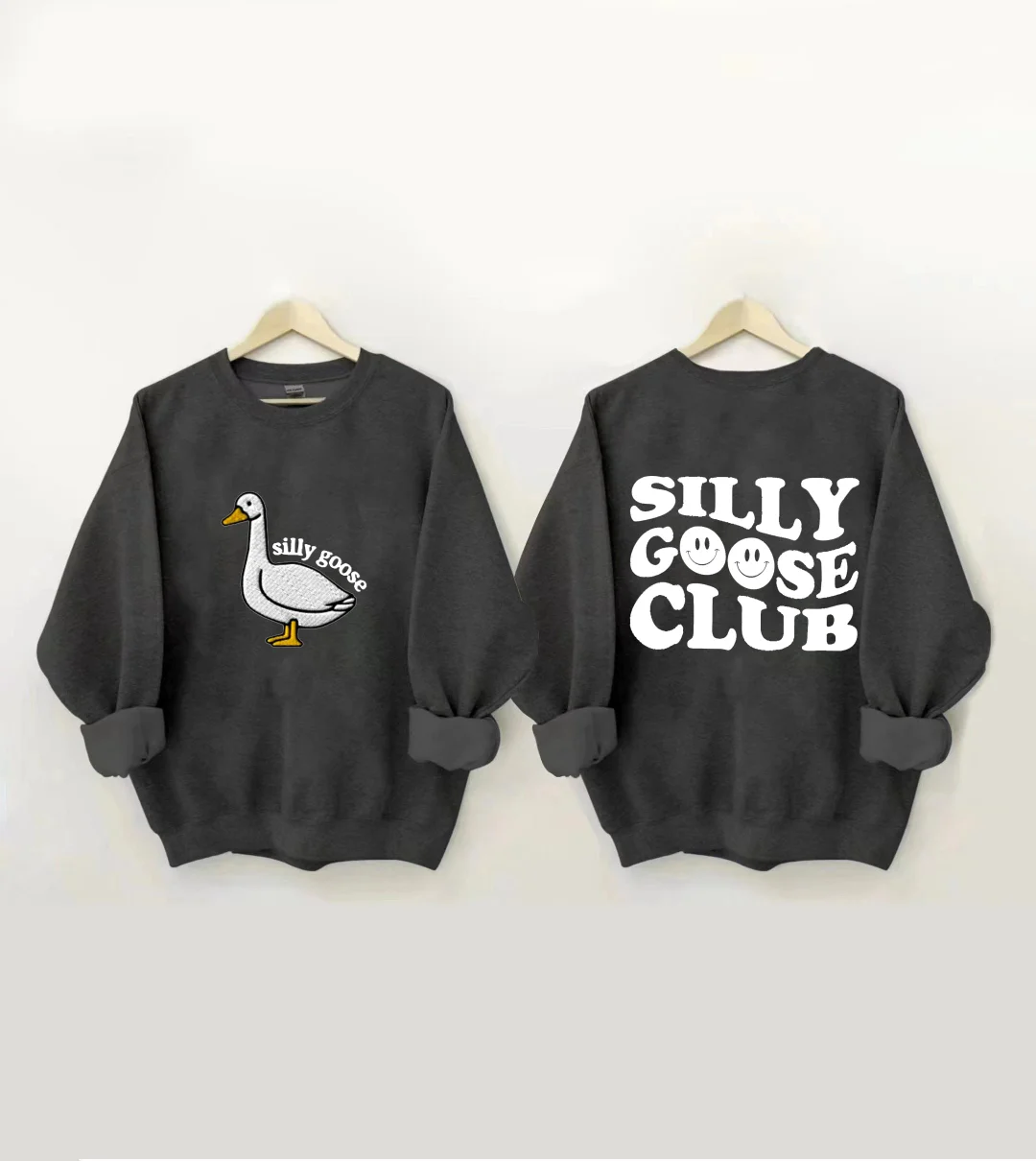 Silly Goose Club Embroidered Sweatshirt