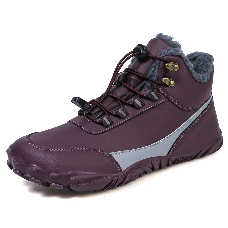 Women's Outdoor Non-slip Waterproof Warm Fleece High-top Boots