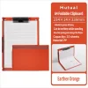 Foldable A4 clipboard, thin and sturdy, can stand upright, write baffle, loose-leaf document booklet