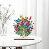 Diamond Painting Wooden Flower Peacock Desktop Ornament Home Decor