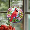 Diamond Painting Acrylic Single-Side Cardinal Hanging Pendant for Office Decor