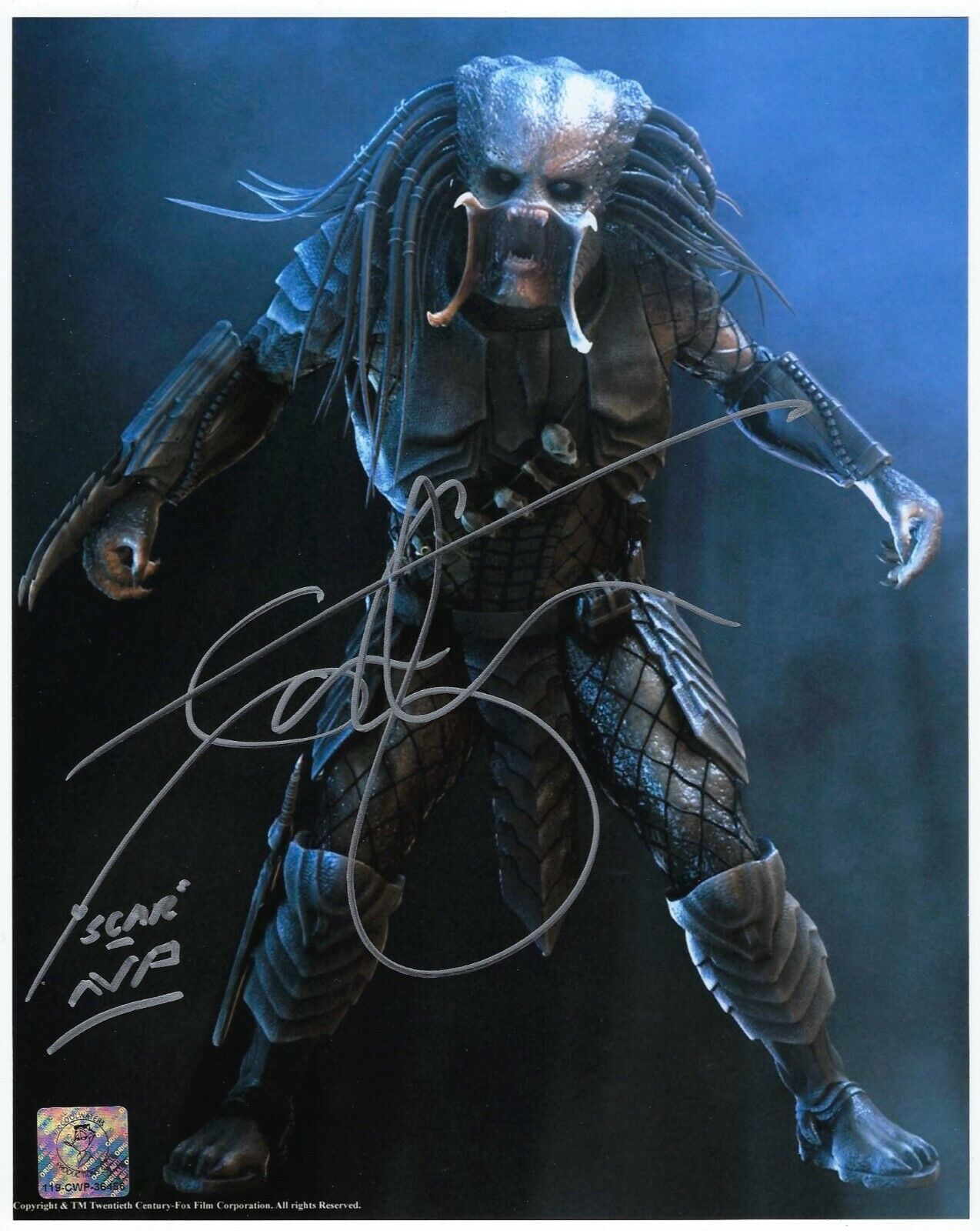 Ian Whyte - Alien vs. Predator signed Photo Poster painting