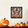Diamond Painting - Partial Special Shaped Drill - Halloween Cat(Canvas|30*30cm)