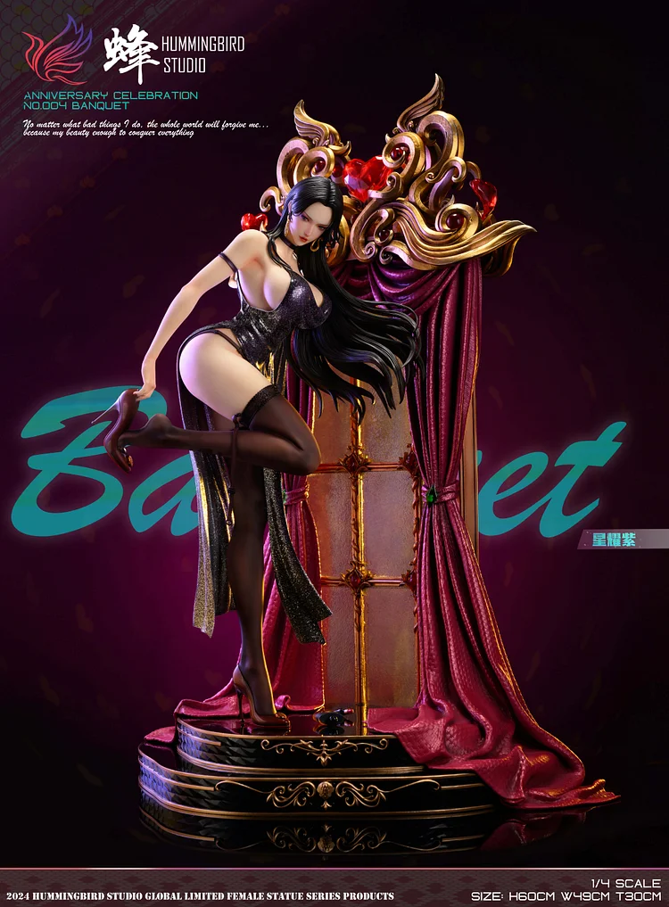 HUMMINGBIRD Studio - One Piece - Boa Hancock 1/4 Statue(GK) (Adult 18+)-